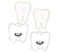 Hemobllo Broche Amusante Dentiste en Lot de 4, Broches Décoratives à Clip pour Garçon et Filles et Femmes, Accessoires Vêtements Créatifs, Décoration Paquet, Présent Original, Petite Taille
