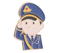 Hemobllo Broche Commémorative en Alliage Métallique, Épinglette de Médaille Unisexe pour Costume et Manteau, Insigne Broche Badge pour Événements et Souvenirs Militaires