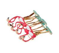 Hemobllo Broche Flamant Rose Créative Alliage Épingle Élégante pour Robes et Manteaux Accessoire Mode Femme pour Fêtes et Cérémonies