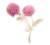 Hemobllo Broche Fleur Éternelle Rose pour Banquet Broche Élégante Polyvalente pour Foulard Robe Chapeau et Accessoires Féminins