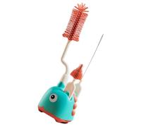 Hemobllo Brosse à Biberon Et Goupillon Longue Pour Bébé, Ensemble Nettoyage Avec Support, Manche Ergonomique, Silicone Et, Pour Biberons Et Pailles, Couleur Vert Lac,