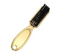Hemobllo Brosse à Cheveux Coiffage et L'entretien Quotidien Vintage pour Hommes en ABS Poignée Dorée, Brosse Coiffante Nettoyage pour Cheveux Cassés