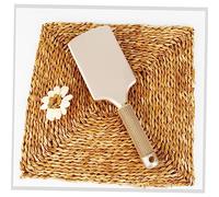 Hemobllo Brosse à Cheveux Plate Large Dorée Démêlante Douce avec Picots Boules Brosse de Massage pour Cheveux Épais et Extensions Adaptée