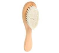 Hemobllo Brosse à Linge Poils Naturels Douce pour Tissus Délicats Brosse à Récurer Taches Tenaces Outil Polyvalent pour Vêtements Literie et Textiles