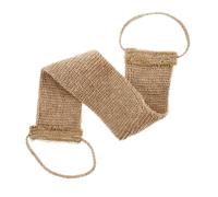 Hemobllo Brosse Exfoliante en Jute Poignée R Nettoyage et Massage Accessoire de Bain Éponge Exfoliante Outil de Bain 1 Pièce