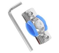 Hemobllo Butée de Protection pour Chaise de Bureau en Acier Inoxydable 304 avec Patin en Caoutchouc Kit de Réparation Anti-Affaissement Réglable avec Clé Hexagonale Accessoire Solide