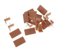 Hemobllo Butées de Glissières de Tiroir en Plastique 40 Pièces à Fixation Rapide pour Réparation Meuble Pièces de Rechange Tiroir Glissières de Quincaillerie Armoire