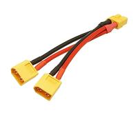 Hemobllo Câb de Batterie Y pour Drones Adaptateur à Connexions Femelles Compatible avec DJI pour Prolonger Vol et Optimiser la Position de Montage des Batteries