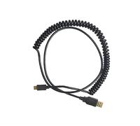 Hemobllo Câble USB-c Spiralé pour Clavier Câble Enroulé Professionnel avec Connecteur Remplacement Facile Et Fiable