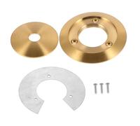 Hemobllo Cache Ampoule en Verre Anneau de Fixation en Fer Stable et Facile à Remplacer, Accessoire Élégant pour Abat-jour, pour Décoration et Éclairage Intérieur
