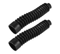 Hemobllo Cache D'amortisseur Protection Élégante et Robuste en Caoutchouc Noir pour Moto Polyvalente pour Fourche de 260x30 Mm Housse Anti-poussière Facile à Entretenir