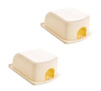 Hemobllo Cache Décoratif Prise Sécurisée Garçon Et Filles, Lot 2 Pièces, Abs, Dimensions 10,5x14x6 Cm, Protection Murale, Adapté Chambre D'garçon Et Filles Et Espace De Vie