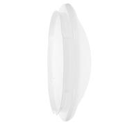 Hemobllo Cache-lampe pour Ventilateur de Plafond en Acrylique Cylindrique 21 Cm, Abat-jour Champignon Translucide, Éclairage Doux Intérieur et Extérieur, Remplacement Abat-jour Plafonnier