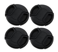 Hemobllo Cache-Objectif 55 Mm pour Reflex Numérique Lot De 4 Protecteur D'objectif en Plastique Étanche Et Protection La Poussière Rayures Accessoire Photographes