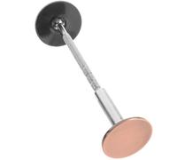 Hemobllo Cache-Trou de Porte en Acier Inoxydable Diamètre 30 MM Épaisseur Porte 40-65 MM Plaque de Remplissage et Bois Mastic Métallique pour Maison et Bureau