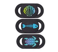 Hemobllo Cache Webcam pour Ordinateur Portable Ultra Fin Abs Noir, Lot de 3 | Protection Confidentialité, Format Curseur Discret, Compatible Téléphone et Tablette