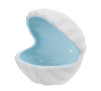 Hemobllo Cachette Céramique de Coquillage pour Petits Animaux, Maison pour Hamster et Rat, Matériau Céramique Blanc, Design Propre et Sain, Habitat Amusant et Sécurisé