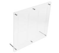 Hemobllo Cadre pour Cartes à Collectionner 6 Cases en Acrylique Transparent Vitrine Murale Compacte Anti-poussière pour Cartes de Sport et Jeux Porte-Cartes Rigide pour Exposition
