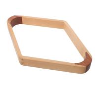 Hemobllo Cadre Triangulaire en Bois Naturel pour Billard 9 Boules Support Compact pour Table de Billard Râtelier Professionnel à Usage Domestique et Club Polyvalent