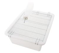 Hemobllo Cage à Souris Respirante en PP Acier Inoxydable pour Vivarium | Couvercle Grillagé Ventilé, Fermeture à Boucle Sécurisée, Résistante à Chaleur, pour Élevage et Gestion de Colonies