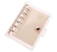 Hemobllo Cahier à Anneaux Souple Étanche PVC à Carnet à Mobiles Rechargeable avec Couverture Bloc Notes Original et Compact pour Quotidienne