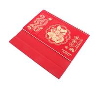 Hemobllo Calendrier de Bureau Calendrier Chinois Élévé Relief pour Décoration de Bureau et Maison Accessoire Culturel Chinois Traditionnel