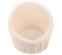 Hemobllo Canapé Bébé Blanc Doux pour Séance Photo -né Mini Fauteuil Portable Bords Arrondis Accessoire Photo Stable et Confortable Premier Anniversaire Intérieur et Extérieur