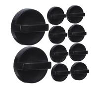 Hemobllo Capuchon de Carter de Tronçonneuse 10 Pièces pour Entretien Extérieur, Écrou de Blocage et Vis de Filtre à Air, Protection Antipoussière Compatible Modèles Polyvalents, Montage