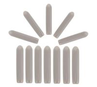 Hemobllo Capuchons de Panier de Lave-vaisselle Gris Perlé 3x25 en Caoutchouc Robustes, Protections D'extrémité Anti-poussière pour Réparation et Entretien, Kit 50 Pièces pour Usage