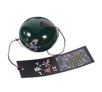 Hemobllo Carillon à vent japonais en céramique avec décor en fleurs de cerisier - Décoration de fenêtre à suspendre pour des sons apaisants en extérieur et en intérieur - Pour balcon, jardin et