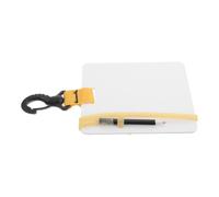 Hemobllo Carnet de Poche Étanche pour Plongée et Snorkeling, Surface D'écriture Plate en PC Jaune avec Crayon, Réutilisable et Haute Visibilité pour Communication sous-Marine