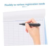 Hemobllo Carnet de Registre Multifonction Vertical pour Financier et des Stocks Cahier Comptable pour Entreprises et Commerces