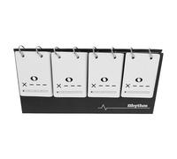 Hemobllo Cartes Flash Rythme Innovantes pour Apprentissage Musical Outils Pédagogiques Portables pour Théorie et Lecture de Notes Format Crossbeat Adapté Débutants et Musiciens Confirmés