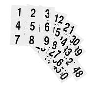 Hemobllo Cartes Numéros de Table Plastique Réutilisables pour Mariage Anniversaire Cartes de Siège Résistantes et