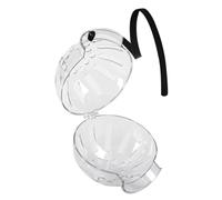 Hemobllo Casque pour Chat Ajustable Muselière Respirante Et Transparente Protection Anti-morsures pour Toilettage Et Sorties Confortable Et