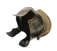 Hemobllo Casque Romain Doré pour Homme Accessoire de Costume Soldat Médiéval Casque et Facile à Porter pour Halloween et Carnaval