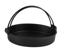 Hemobllo Casserole Fonte Épaisse avec Double Poignée Poêle Sukiyaki Antiadhésive pour Cuisson Maison Marmite à Griller Résistante et Facile à Nettoyer