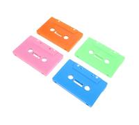 Hemobllo Cassettes Vierges Style Rustique Unique Vintage en Plastique 4pcs pour Enregistrement DIY et Décoration Murale Rétro, pour Mixtapes et Fêtes