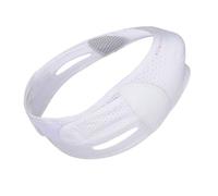 Hemobllo Ceinture de Levage V Line Visage Amincissante Taille Unique Blanc Respirant Anti-double Menton pour Femmes et Jeunes Filles Usage Quotidien