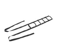 Hemobllo Ceinture de Traction Ajustable Échelle de Corde 5 Poignées en Tissu Oxford pour Aide Redressement Assis et Soutien Lit, Dispositif D'assistance pour Personnes Âgées