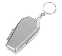 Hemobllo Cendrier de Poche Métal Porte-clés de Voiture Cendrier Forme de Cercueil