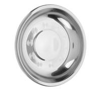 Hemobllo Cendrier Extérieur en Acier Inoxydable 17 Cm de Diamètre, Bac à Cendres pour Poubelle, Cendrier en Métal Résistant pour Usage Extérieur, Accessoire Poubelle Pratique et Solide