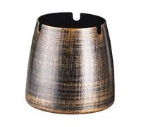 Hemobllo Cendrier Métal Rétro Créatif pour Intérieur Support Cigarettes Délicat Décoration Chic pour Maison Bureau et Café