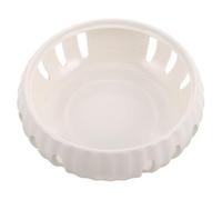 Hemobllo Ceramic Teapot Warmer Hollow Candle Holder Porcelain Heating Plate for Tea Food Versatile Insulated Stove Stand for Desk Home Party Use