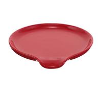 Hemobllo Ceramic Teaspoon Holder Spoon Rest Kitchen Counter Utensil Tray Space-saving Reusable Stir Stick Organizer