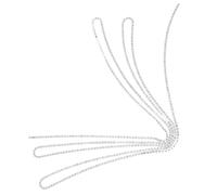 Hemobllo Chaîne Strass Cristal à Griffe Sécurisée pour Bijoux DIY Décoration Vêtements Sacs Chaussures Argent