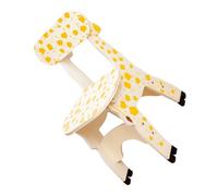 Hemobllo Chaise Garçon Fille avec Dossier Girafe Confortable et Sécurisée pour Éducation Précoce Coin Lecture ou Salle de Jeux Design Animaux Protection Sol et Angles Lisses