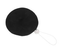 Hemobllo Chapeau Béret pour Animaux Style Artiste Français Cartoon Accessoire Photo Anniversaire pour Chats et Chiens Petits Confortable et Sécurisé Toute Saison Noir