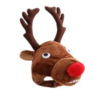 Hemobllo Chapeau de Fête Forme de Tête de Biche Cartoon Couvre-Chef Adorable et Unique Accessoire Photo Élégant