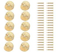 Hemobllo Charnière Boîte Bijou Rétro Cuivre Mini Charnière Multi-fonction pour Coffret Bijoux et Accessoires Maison Installation Facile et Finition Soignée